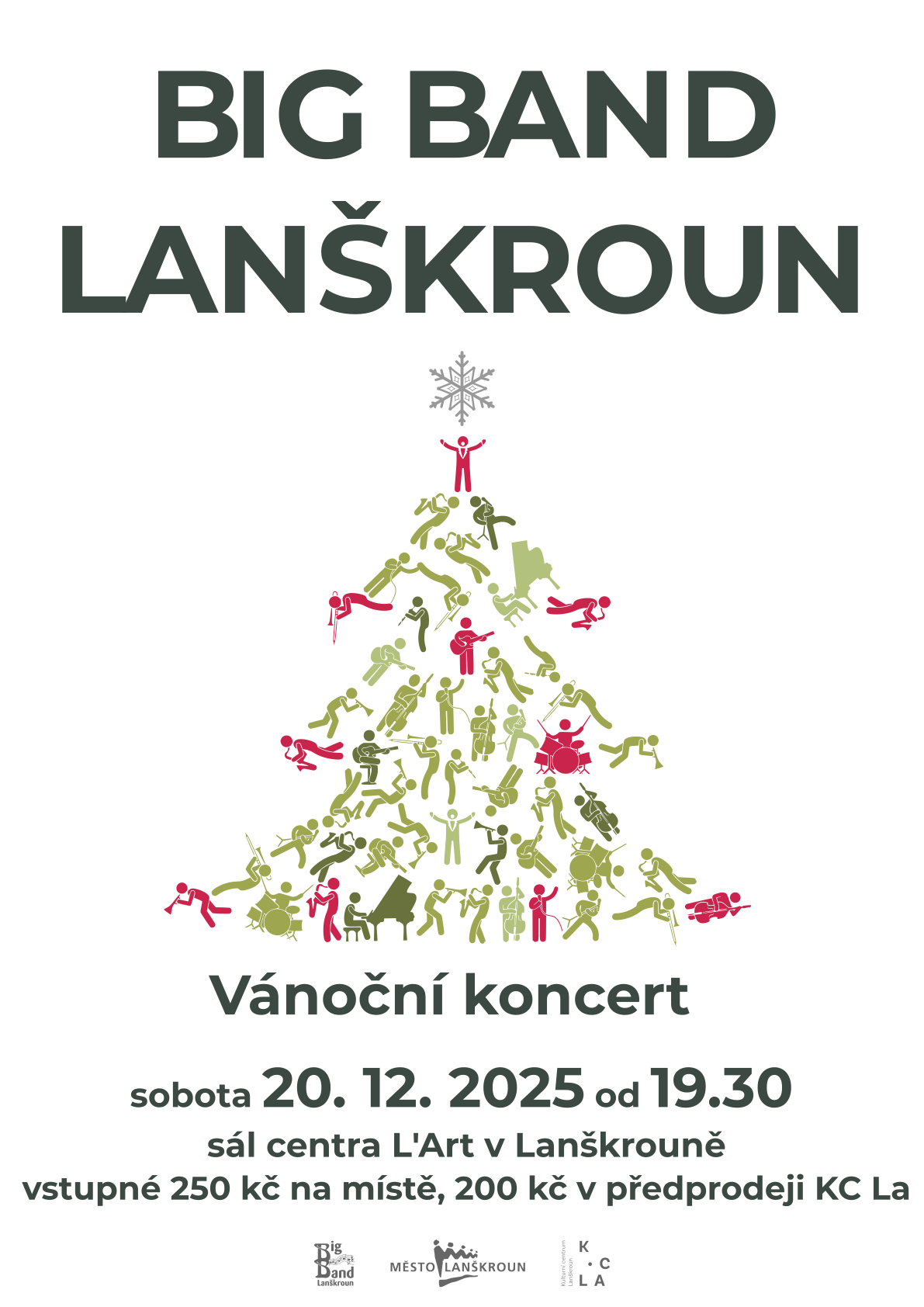 Opt Vánoční koncert plakát